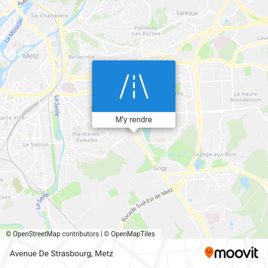 Avenue De Strasbourg plan