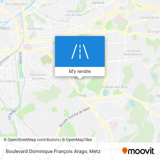 Boulevard Dominique François Arago plan