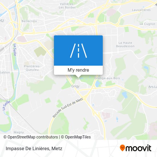 Impasse De Linières plan