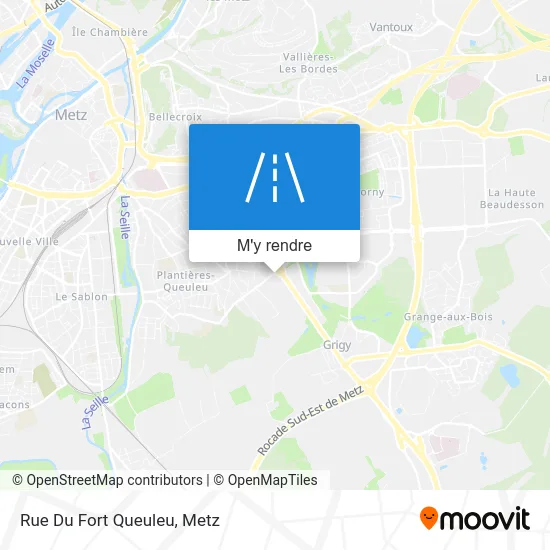 Rue Du Fort Queuleu plan