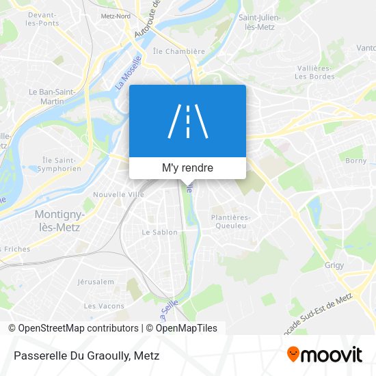 Passerelle Du Graoully plan