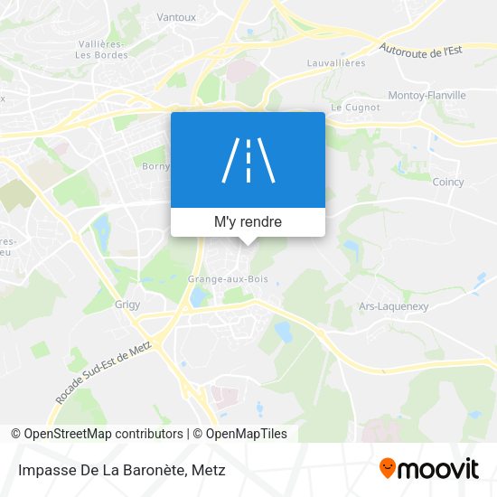 Impasse De La Baronète plan
