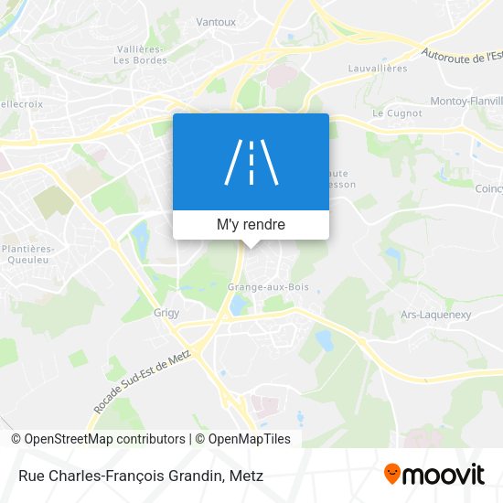 Rue Charles-François Grandin plan