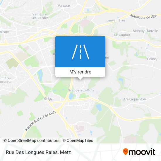 Rue Des Longues Raies plan