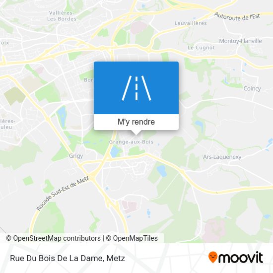 Rue Du Bois De La Dame plan