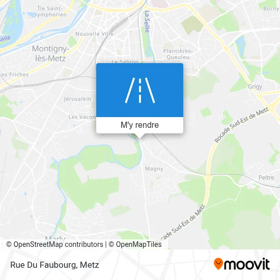 Rue Du Faubourg plan