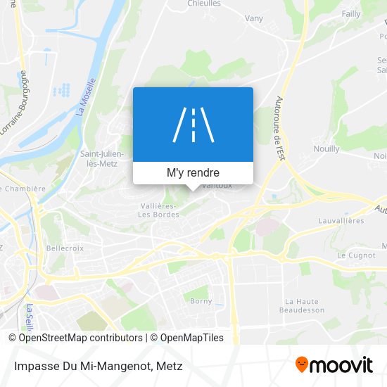 Impasse Du Mi-Mangenot plan