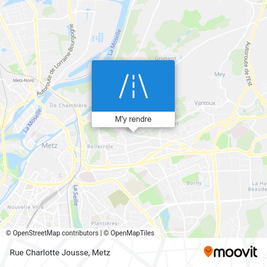 Rue Charlotte Jousse plan