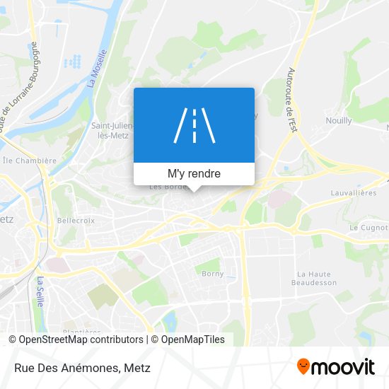 Rue Des Anémones plan