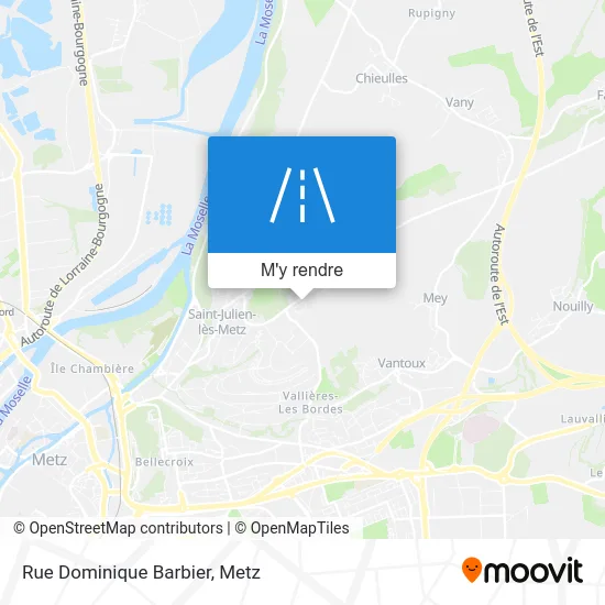 Rue Dominique Barbier plan