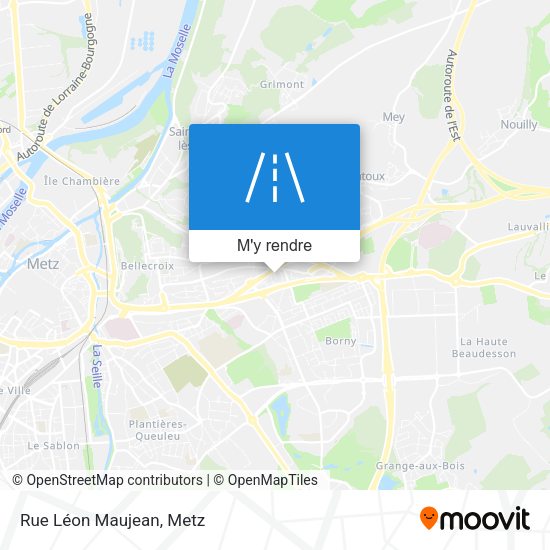 Rue Léon Maujean plan