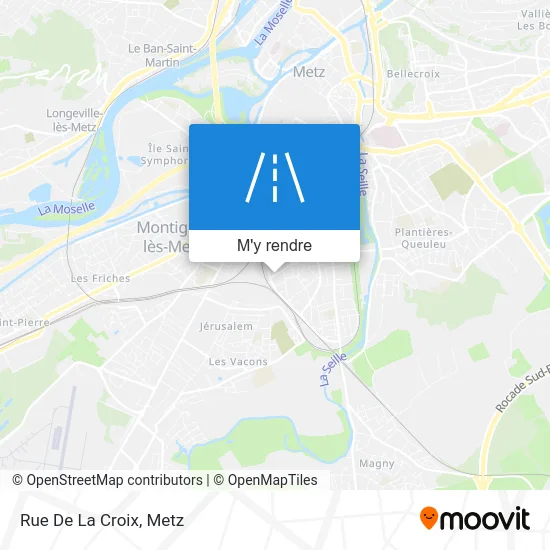 Rue De La Croix plan