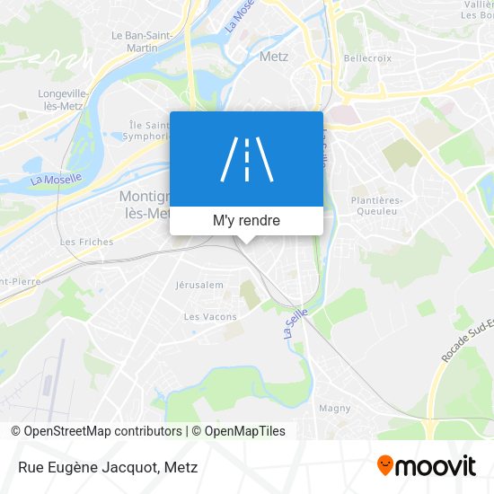 Rue Eugène Jacquot plan