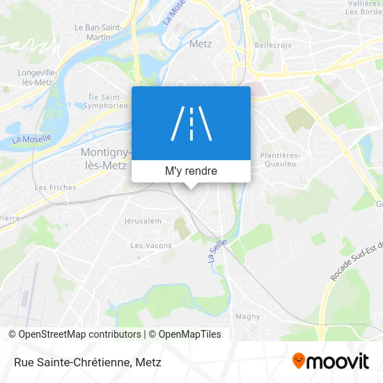 Rue Sainte-Chrétienne plan