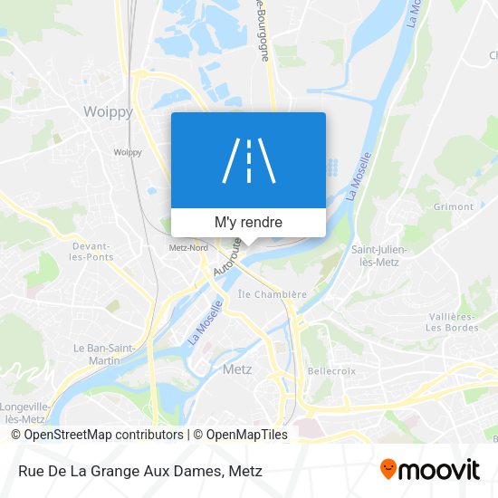 Rue De La Grange Aux Dames plan