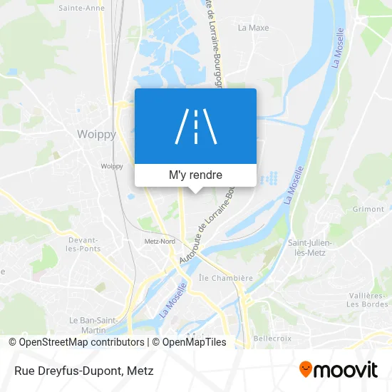 Rue Dreyfus-Dupont plan