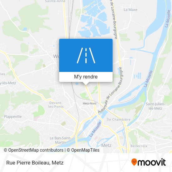 Rue Pierre Boileau plan