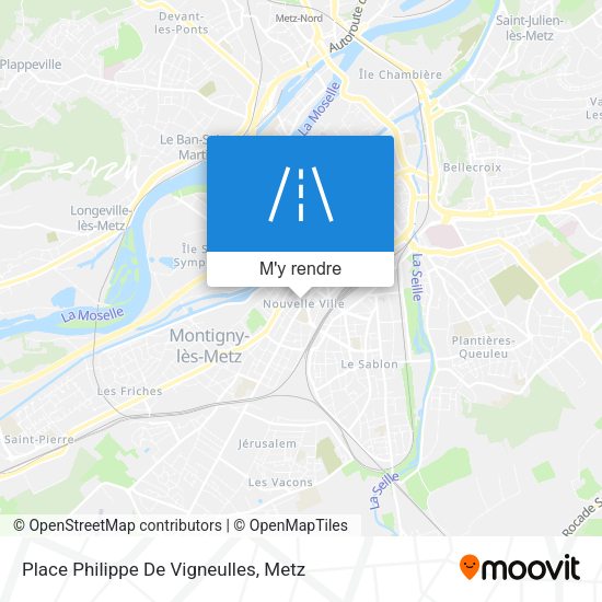 Place Philippe De Vigneulles plan