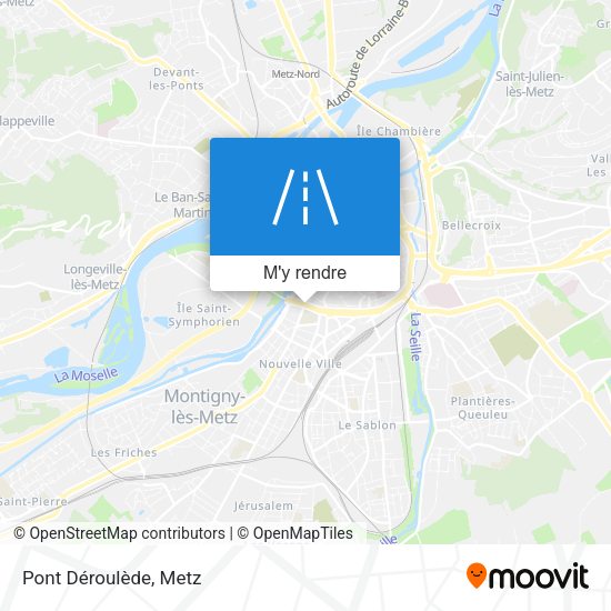 Pont Déroulède plan