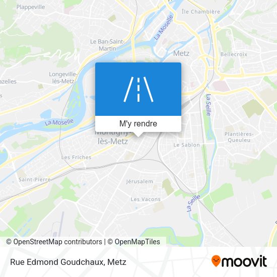 Rue Edmond Goudchaux plan