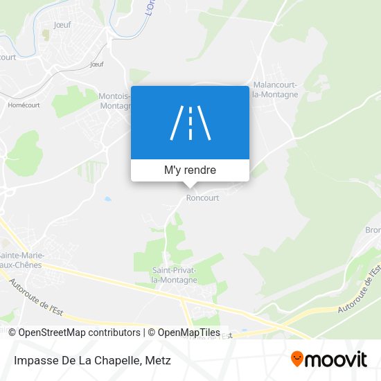 Impasse De La Chapelle plan