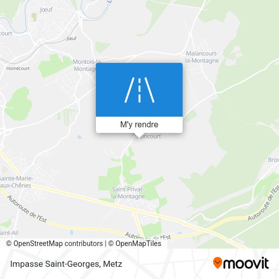 Impasse Saint-Georges plan