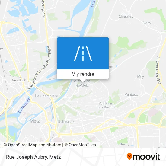 Rue Joseph Aubry plan