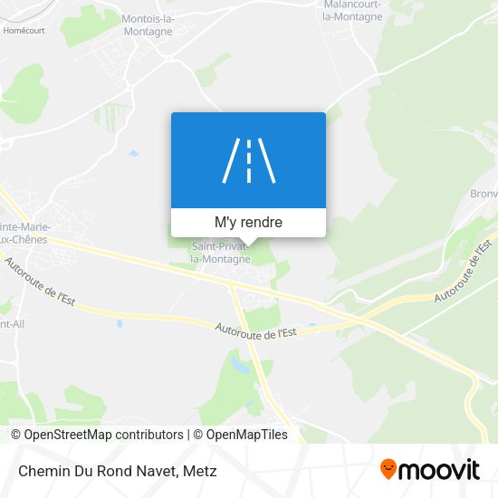 Chemin Du Rond Navet plan