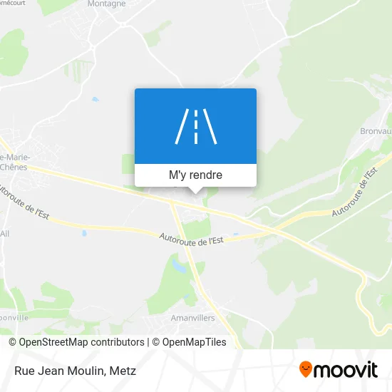 Rue Jean Moulin plan