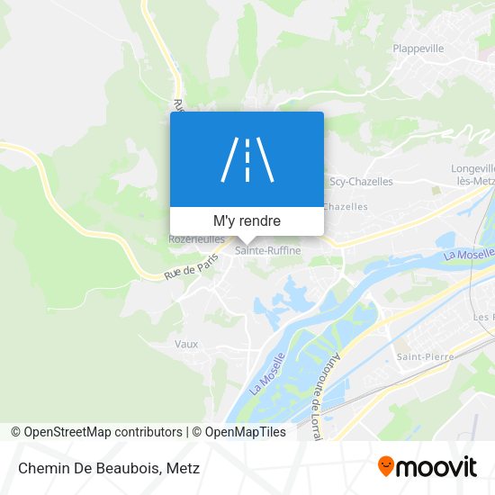 Chemin De Beaubois plan