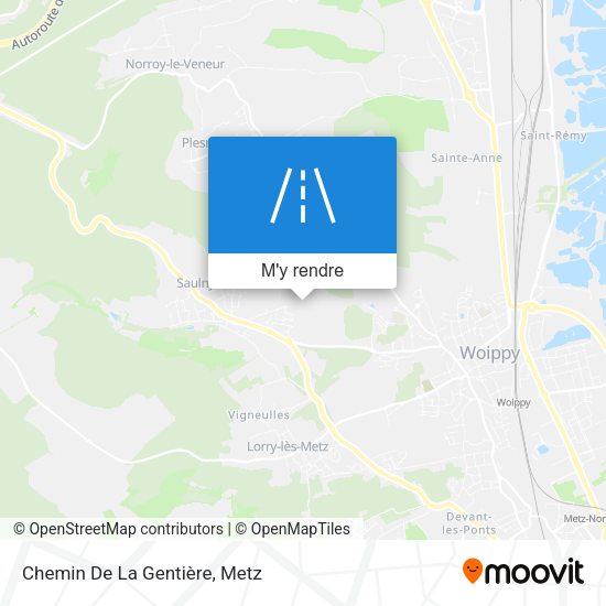 Chemin De La Gentière plan