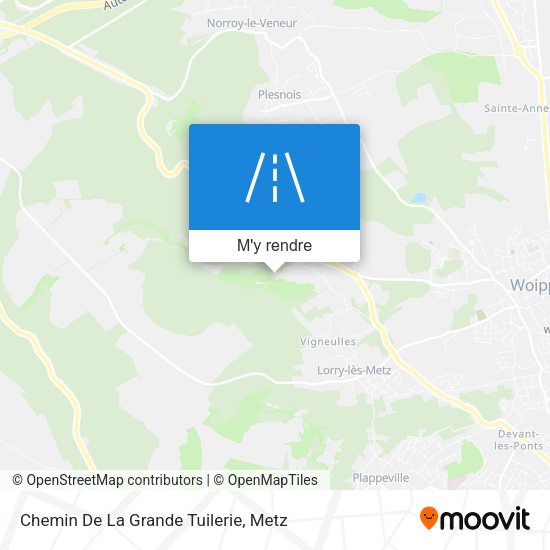 Chemin De La Grande Tuilerie plan