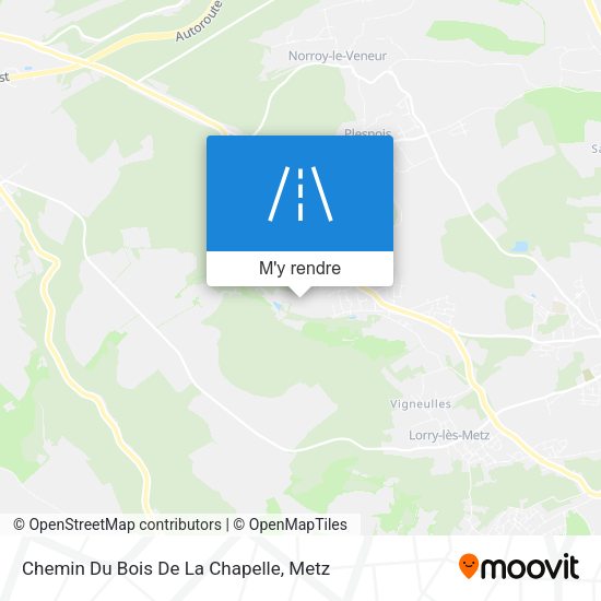 Chemin Du Bois De La Chapelle plan