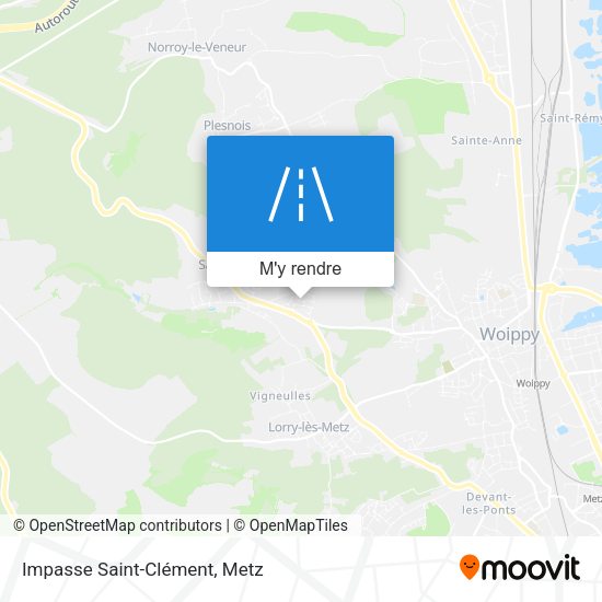 Impasse Saint-Clément plan