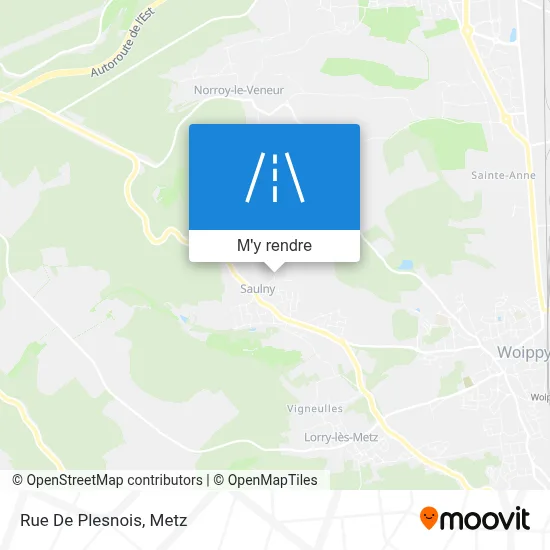 Rue De Plesnois plan