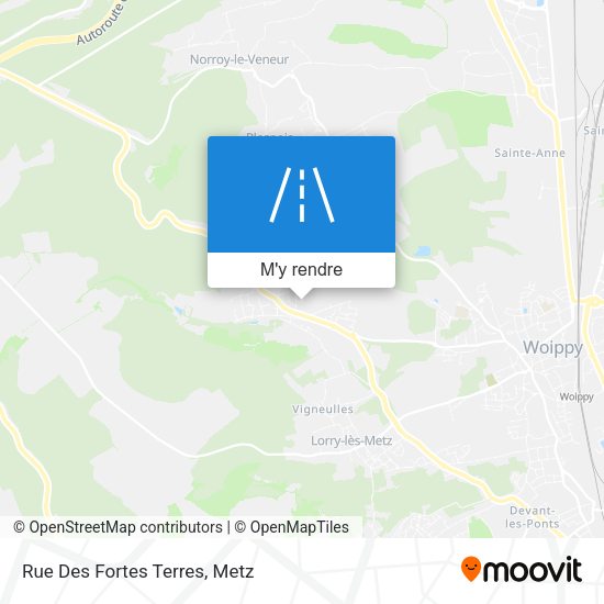 Rue Des Fortes Terres plan