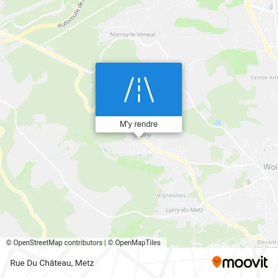 Rue Du Château plan