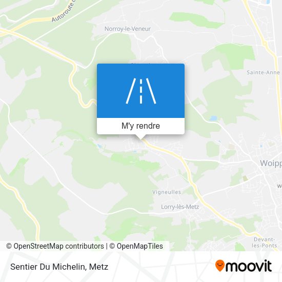 Sentier Du Michelin plan