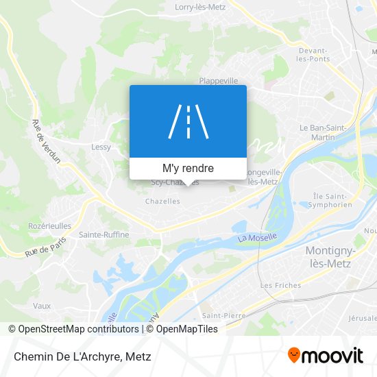 Chemin De L'Archyre plan