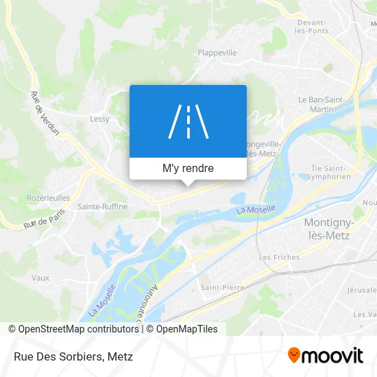 Rue Des Sorbiers plan