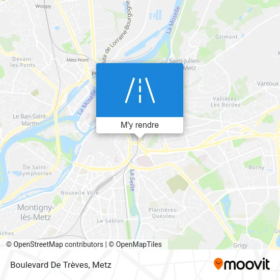 Boulevard De Trèves plan
