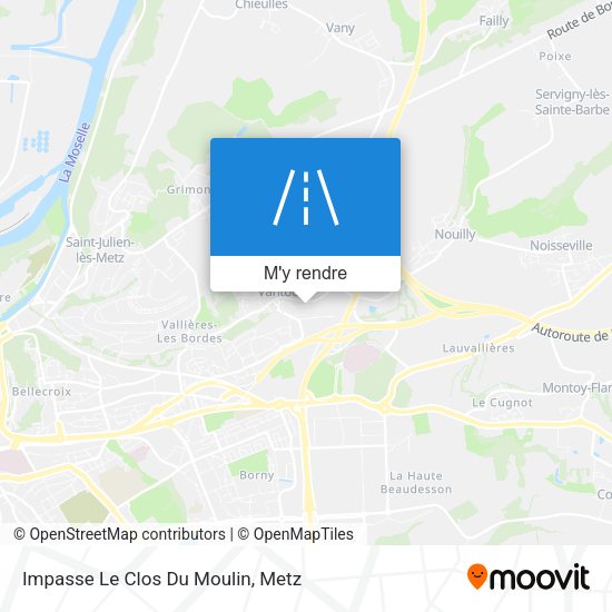 Impasse Le Clos Du Moulin plan