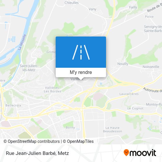 Rue Jean-Julien Barbé plan