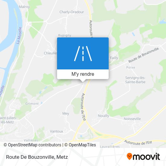 Route De Bouzonville plan
