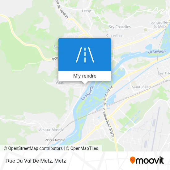 Rue Du Val De Metz plan