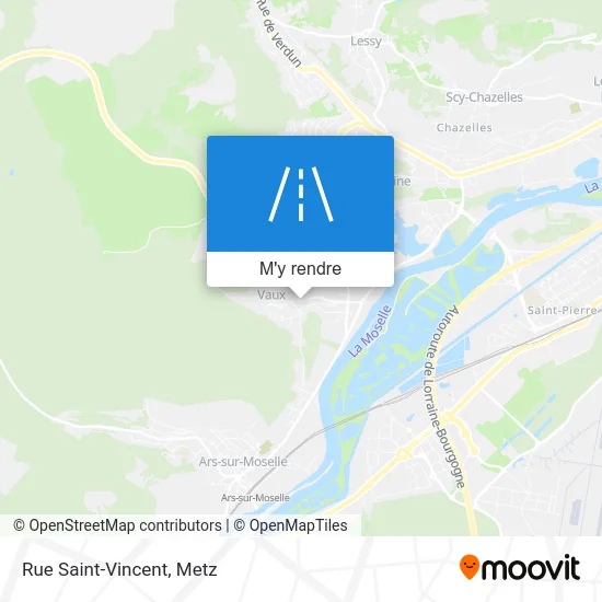 Rue Saint-Vincent plan