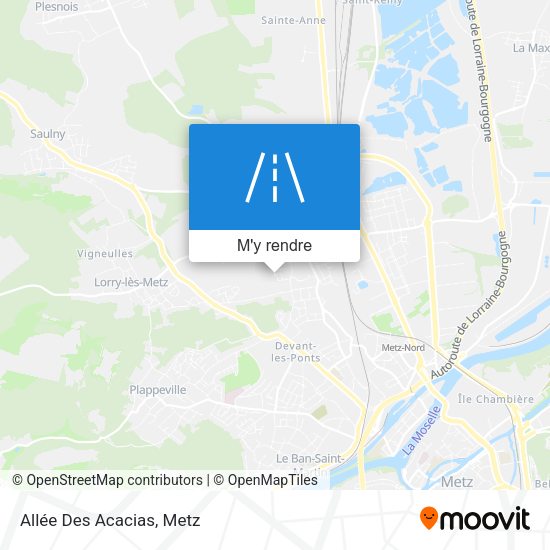 Allée Des Acacias plan