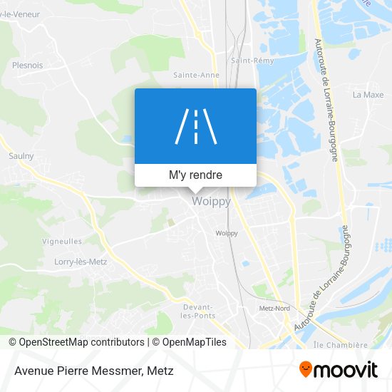 Avenue Pierre Messmer plan