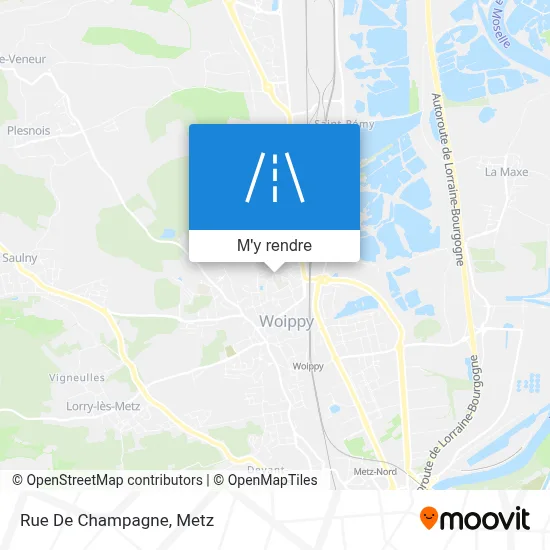 Rue De Champagne plan