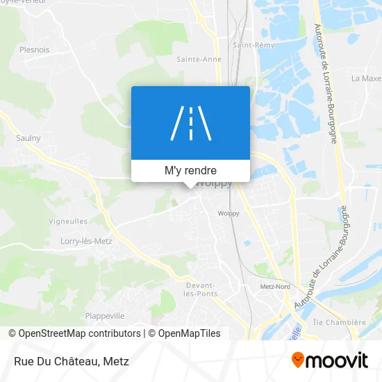 Rue Du Château plan